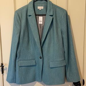 Teal/Grey Suit Coat